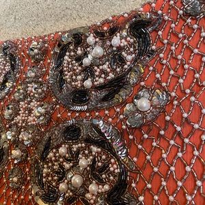 Stunning beaded scarf necklace